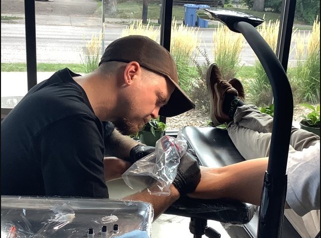 Josh Rains, tattoo artist