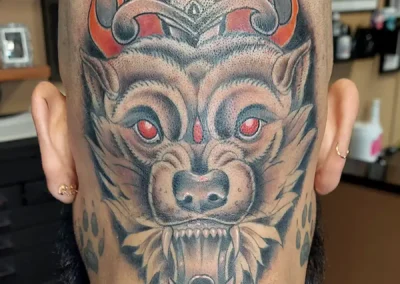 tattoo on back of the head